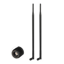 2-Pack WiFi 2.4GHz 9dBi RP-SMA Omni Antenna for WiFi Range Extender IP Camera