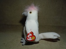 1998 TY BEANIE BABIES KuKu THE COCKATOO BIRD PLUSH ML805 