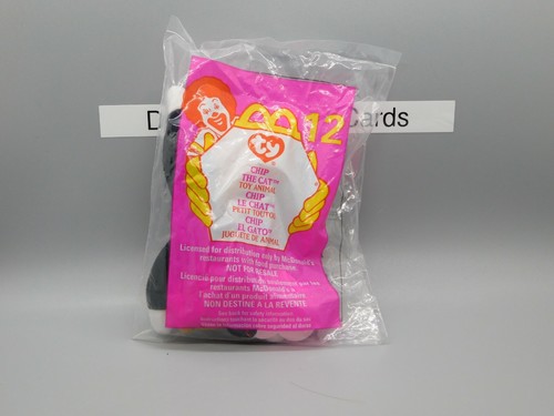 TY MCDONALDS TEENIE BEANIE BABY Chip the Cat Neu im Paket - Bild 1 von 2