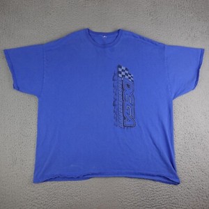 Vintage Talladega Superspeedway Shirt Mens 2XL Blue Short Sleeve NASCAR Racing