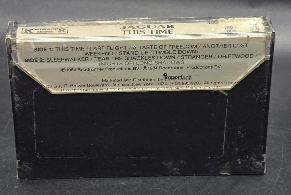 Rare NOS Jaguar This Time Cassette Tape 1984 Chromium Dioxide New Sealed 008 - Image 4 of 4