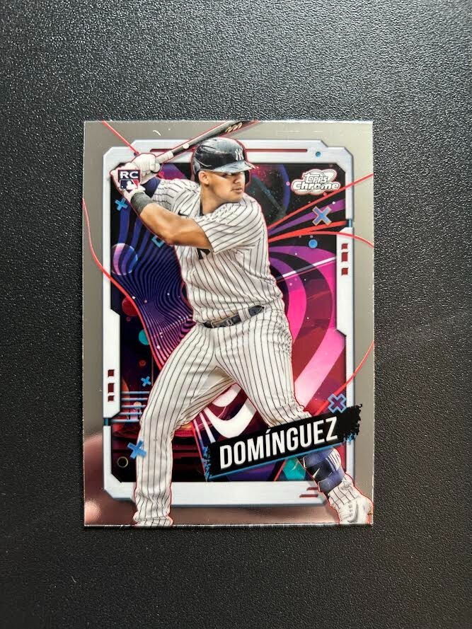 2024 Topps Cosmic Chrome JASSON DOMINGUEZ Rookie REFRACTOR Yankees RC #89
