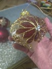 Stunning Vintage Style Wine Color Glass Egg/Teardrop/Balls Christmas Ornaments  — photo 9
