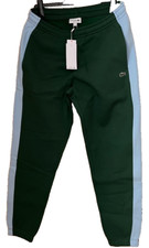LACOSTE Contrast Bands Track pants  Joggers in Green Size L