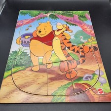 Pooh Tigger Disney Mattel 42545 Puzzle Vintage 1980s
