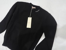 NWT MARNI KIDS LOGO EMBROIDERED RIPPED JUMPER