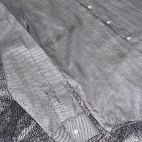 Hugo Boss Dress Slim Fit Shirt Men 16.5 Black 42 Button Up Long Sleeve - Picture 5 of 16