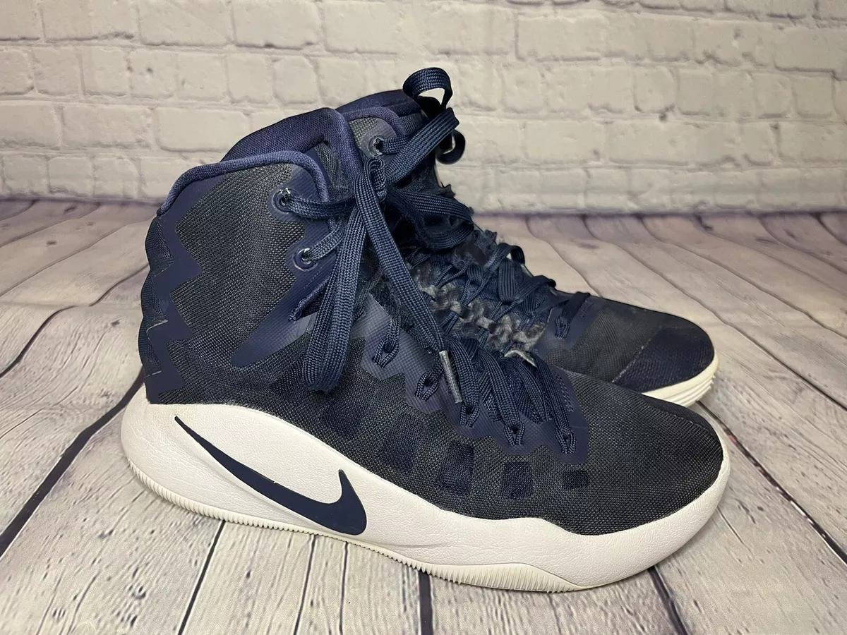 Size 7.5 - Nike Hyperdunk 2016 TB Midnight Navy Blue Basketball Shoes 844391-442