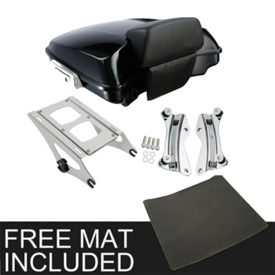 Razor Trunk Backrest Mount Rack Docking Hardware Fit For Harley Touring 2014-Up