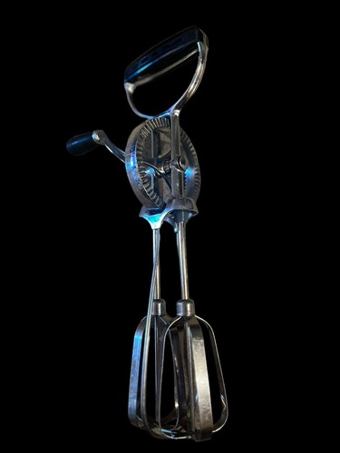 Vintage High speed EKCO Best Egg Beater Hand Held Mixer Stainless Steel USA‼️ - Picture 2 of 5