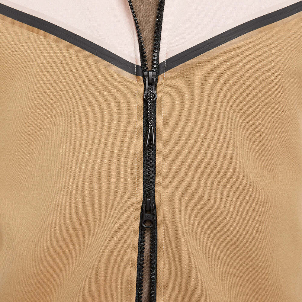 Nike Tech Fleece Windrunner Hoodie Zip Driftwood Brown Pink Oxford  CU4489-601 | eBay
