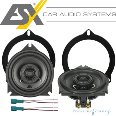 ESX VS-100X 10cm 2-Wege Lautsprecher für BMW 1er E81 E82 E87 E88 F20 F21 2er F22