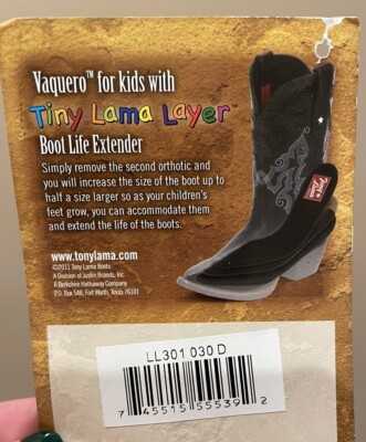 Tony Lama Kids Vaquero Brown Leather Western Boots Preowned 
