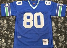 Authentic Mitchell & Ness NFL Seattle Seahawks Steve Largent Football Jersey