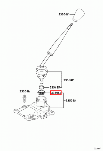 Genuine LandCruiser HZJ80 HJ75 HJ61 HJ60 Manual MT Gear Shift Lever Seat Bush - Picture 16 of 20