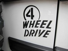 4 WHEEL DRIVE DECAL FOR fits HOOD TAILGATE STICKER 4x4 