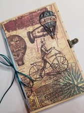 Junk Journal Booklet "STEAMPUNK LIFE" Victorian, Industrial Age, Pockets, Cards