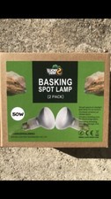 LUCKY HERP 2-Pack 50W Reptile Turtle Basking Spot Heat Lamp Bulbs NEW