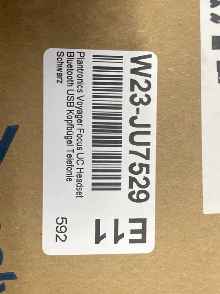 Plantronics Voyager Focus UC Ohraufliegende Kopfhörer-Schwarz W23-JU7529 - Bild 3 von 3