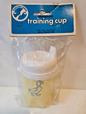 Vintage ~ Nursery Needs ~ Graduated Training Cup ~ Spill Proof