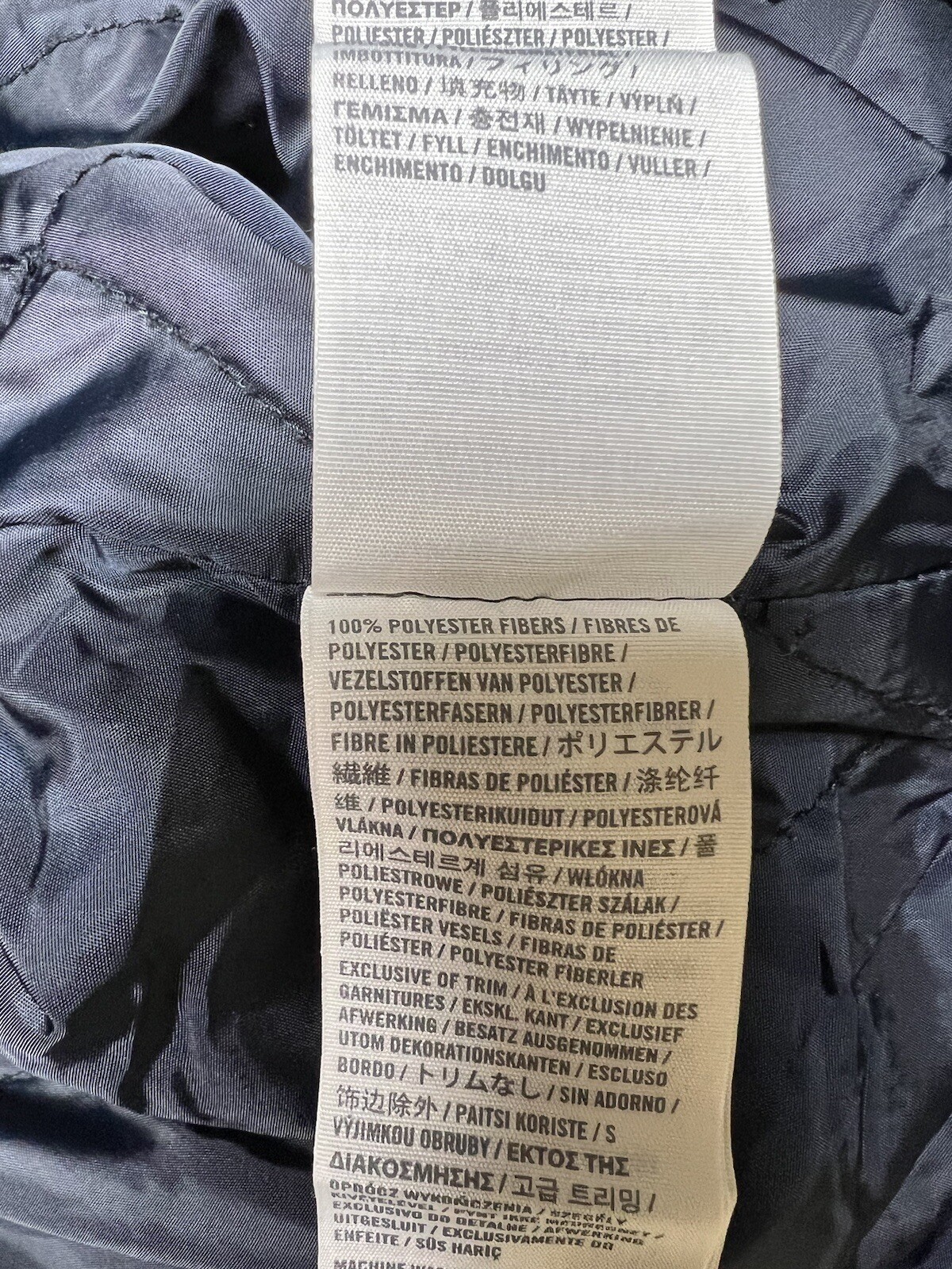 Abercrombie & Fitch Sawtooth Utility Jacket Navy Blue Men’s Size Medium image 10