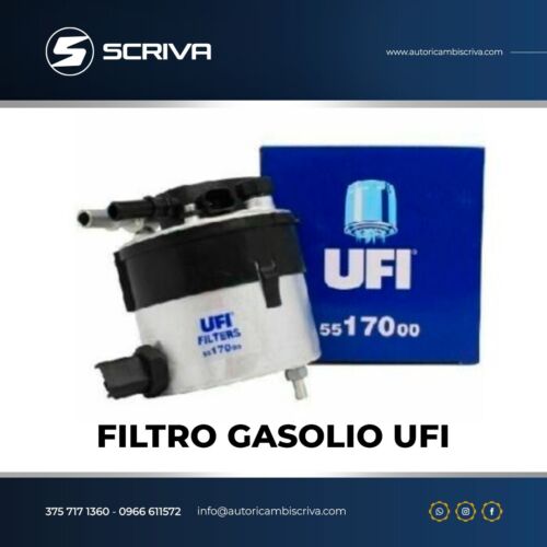 5517000 FILTRO GASOLIO UFI FORD FIESTA FOCUS 2 C MAX VOLVO C30 V50 cc 1600 TDCI - Afbeelding 1 van 1