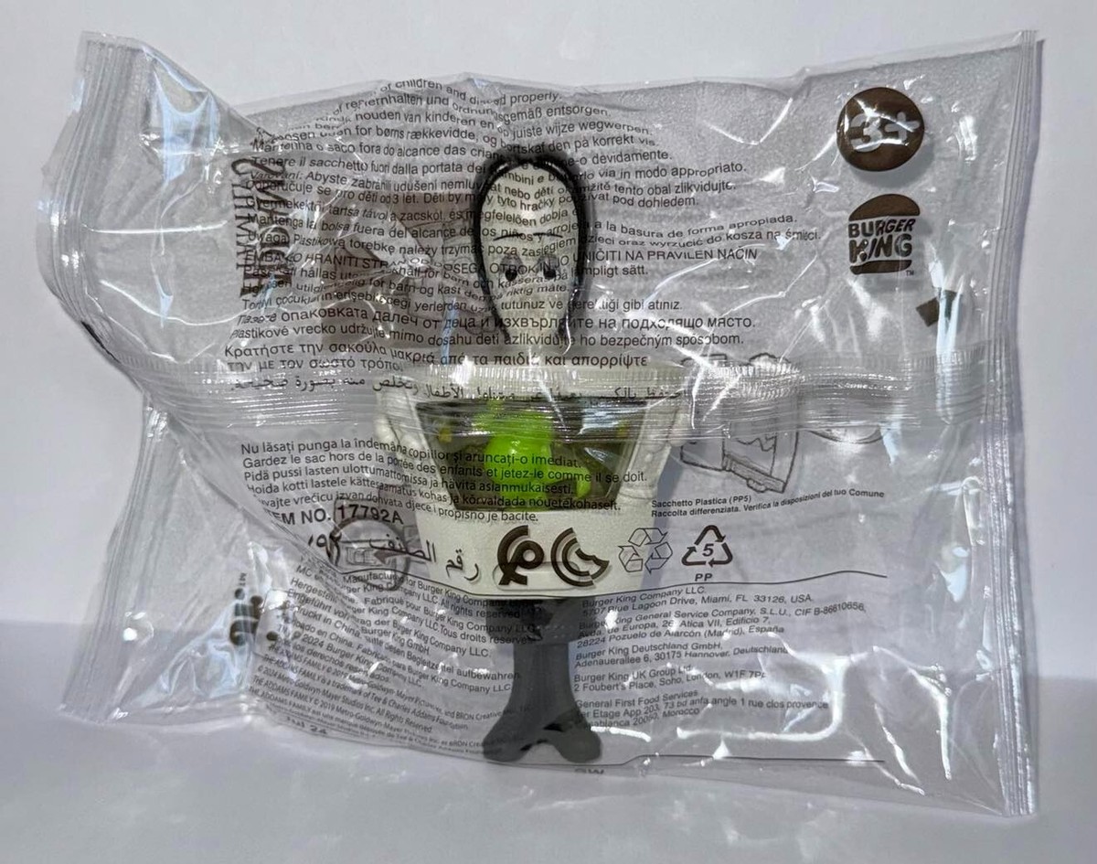 2024 BURGER KING ADDAMS FAMILY TOYS! SAME DAY SHIPPING! PICK YOUR  FAVORITES! | eBay