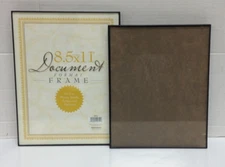 2 Mainstays Black Front load Document Picture Wall Frames Photo 8.5x11 8x10 USED