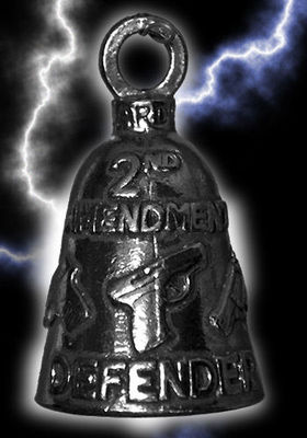 2nd Amendment Defender Guardian Bell Motorcycle Biker Ride Bell or Keychain