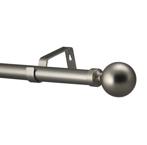 Extendable Curtain Pole Rod 28mm Large Ball Finials & Heavy Duty Fittings - Picture 3 of 8