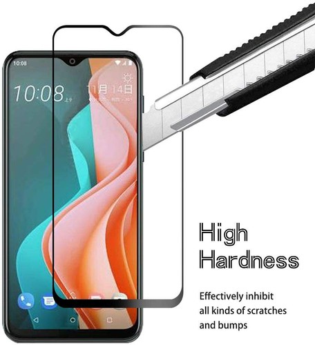 Full Screen Cover HTC U12+,U11,Desire 20+,19s Tempered Glass Screen Protector - Picture 14 of 21