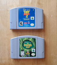 Toy Story 2 & A Bugs Life Nintendo 64 Activision NTSC E 1999 Game Bundle