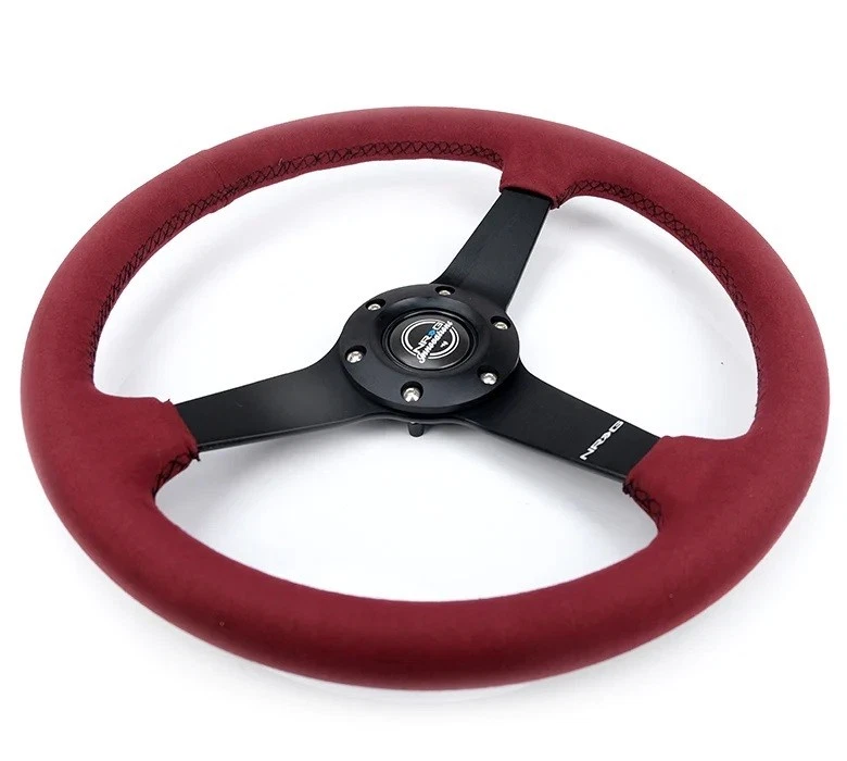 Nrg Innovation RST-037MB-BUA, One Steering Wheel 350Mm 1.5 In Dish Burgundy Alca - Image 4 of 4