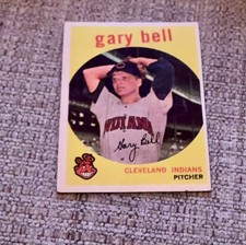 1959 Topps Gary Bell (RC) #327 Cleveland Indians - EX -Free Shipping~