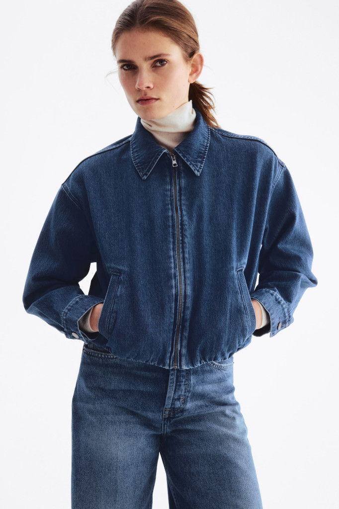 NWT H&M Oversized Denim Jacket