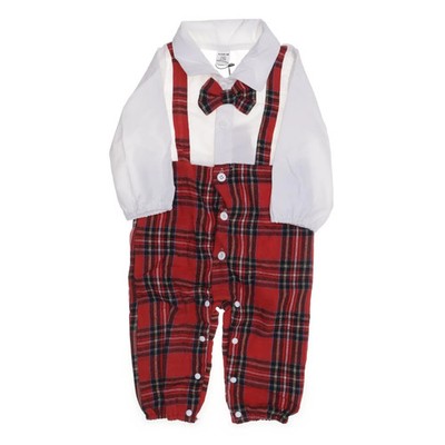 Shein, Strampler, Größe: 74, Rot/Weiß/Schwarz, Baumwolle/Polyester, Karo #5cF