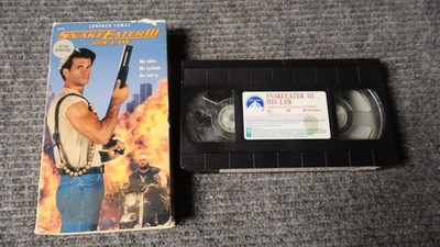 Snake Eater 3: His Law - VHS - Lorenzo Lamas - Minor Mustain - Tracy Cook