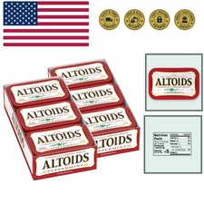 Classic Peppermint Breath Mints, 1.76 Ounce Pack of 12