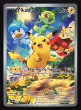 Pikachu 027 SV: Scarlet & Violet Black Star Promo Pokemon Card