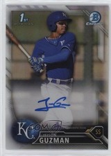 2016 Bowman Chrome Prospects Refractor 319/499 Jeison Guzman #BCAP-JG Auto 2a9