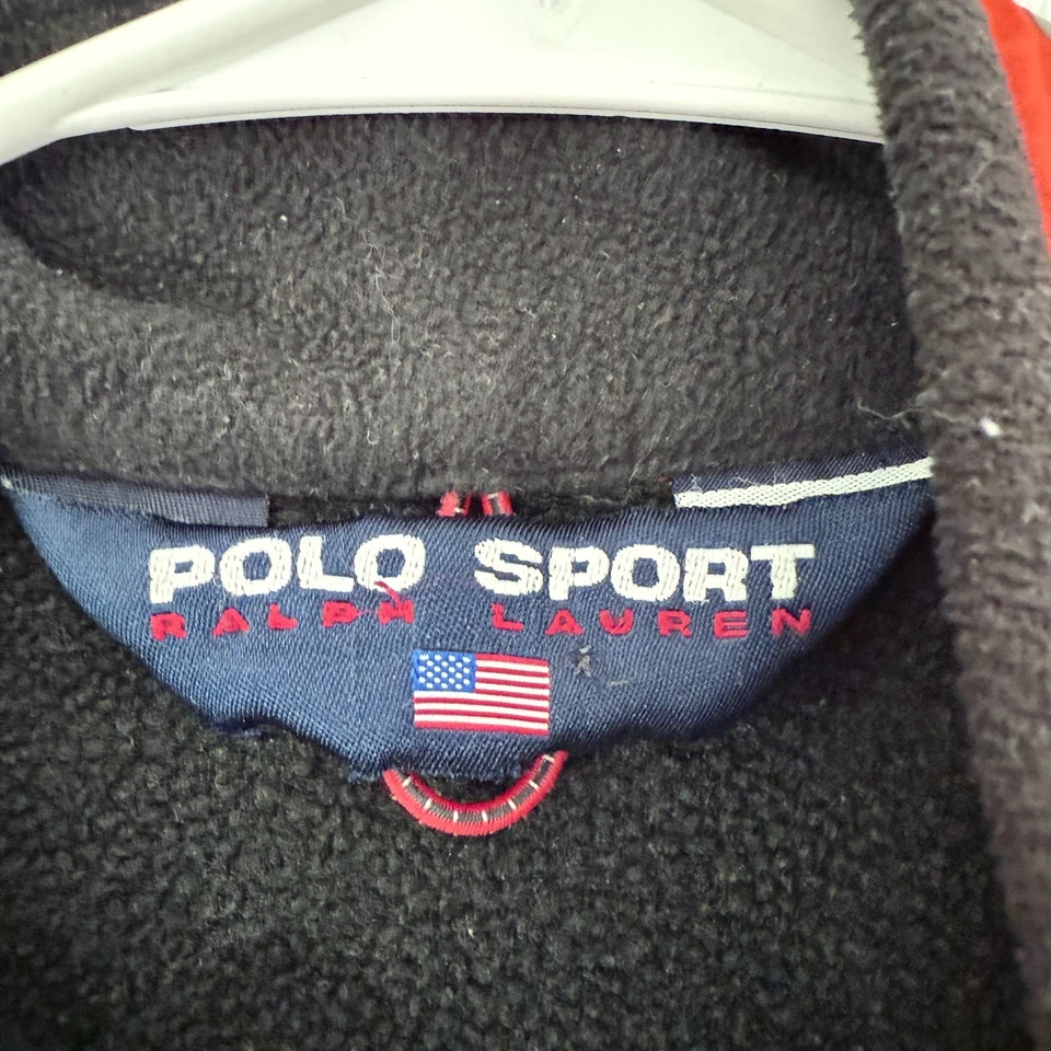 Chaqueta de ciclismo RLX Polo Sport Ralph Lauren para mujer L naranja cremallera completa línea polar Foto 3 de 4