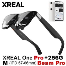 Xreal One Pro 3DoF Smart AR Glasses X1 Chip 556" 57° FOV 120Hz +Beam Pro 8G+256G