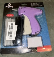Tagging Gun w/ 6 Piece Needles 500 2 Tagging Bars. New In Pack/purple Gun.