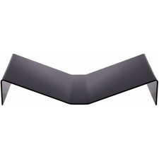 Plymor Black Acrylic Open Book Display Stand, Flat, 19.625" W x 12" D x 3.5" H