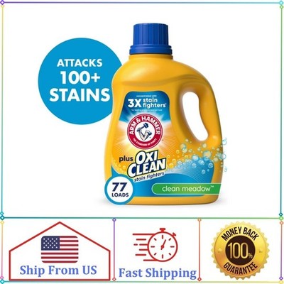 Arm & Hammer Clean & Simple, 77 Loads Liquid Laundry Detergent, 100.5 Fl Oz