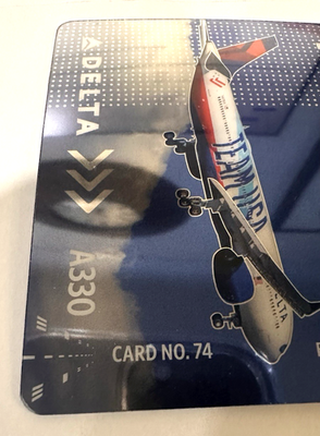 Delta Air Lines Team USA Trading Card No. 74 Airbus A330-900neo