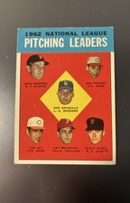 1963 Topps - League Leaders Don Drysdale, Joey Jay, Jack Sanford #7