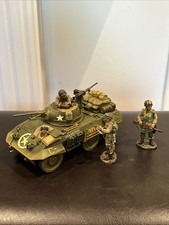 King And Country D-Day 44 M8 Greyhound With 37mm Gun And Crew With Original Box
