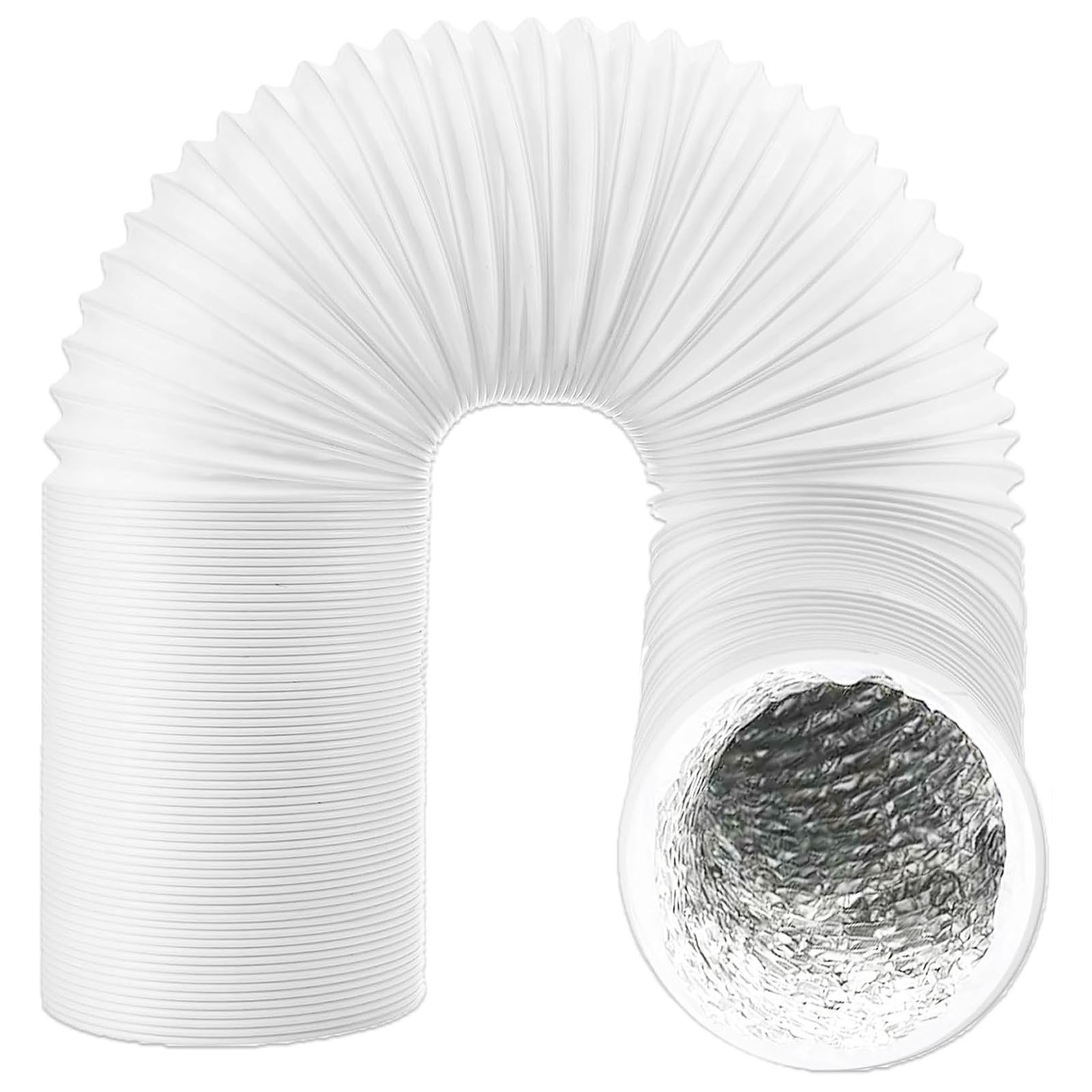 Tumble Dryer Vent Hose 4"" 6m UNIVERSAL Aluminium Foil Insulated Duct Pipe