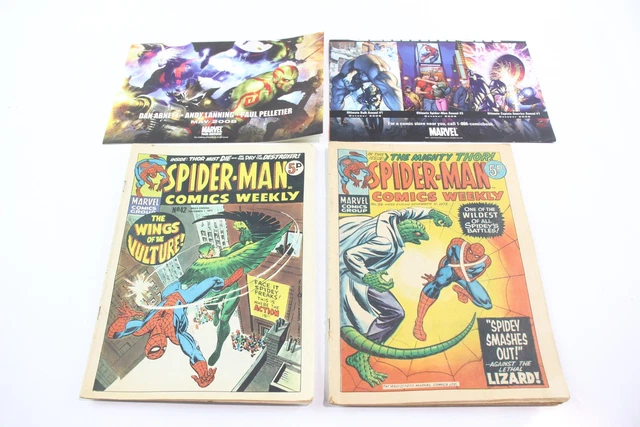 Spiderman Comics Weekly No.39 and No. 40 1973 Marvel Comics LTD 